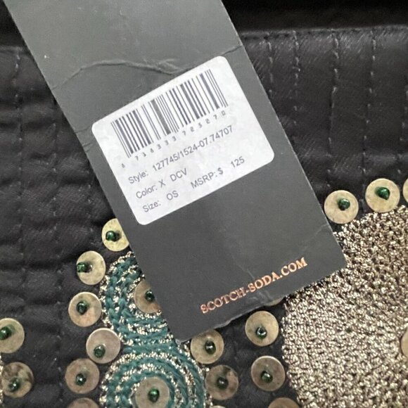 New Maison Scotch Beaded Clutch Bag - Picture 3 of 4